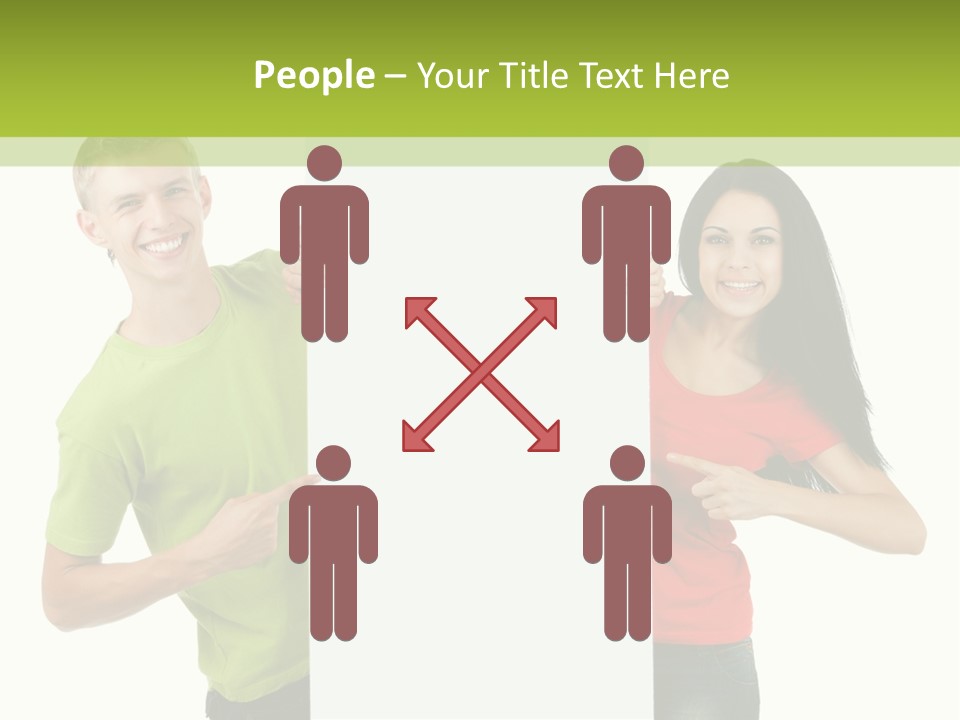 Excited Person Man PowerPoint Template