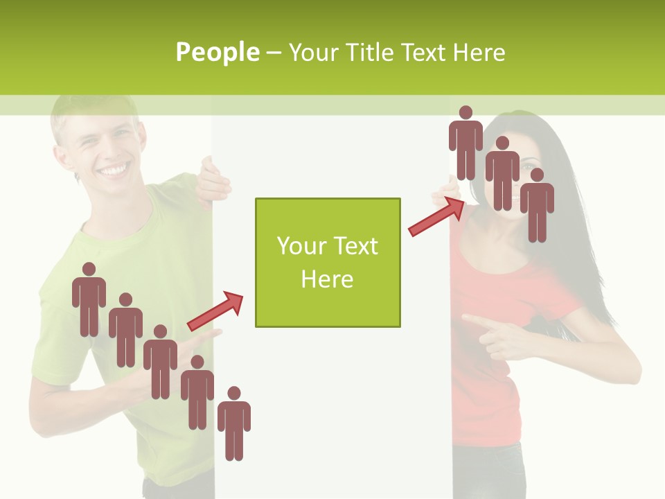Excited Person Man PowerPoint Template