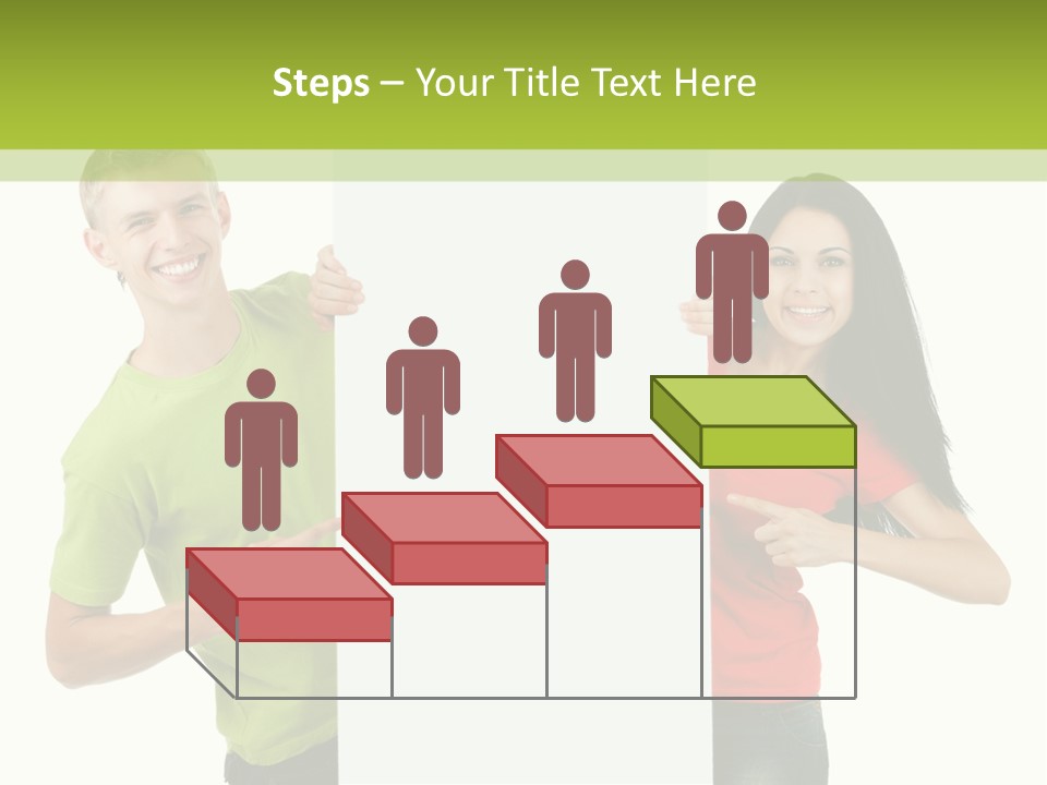 Excited Person Man PowerPoint Template