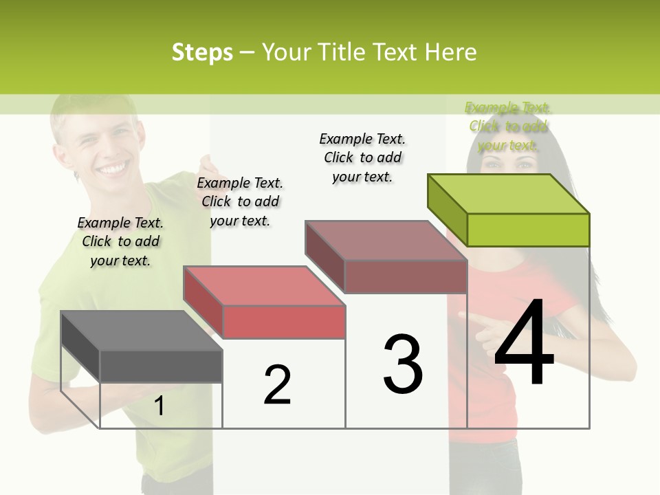 Excited Person Man PowerPoint Template