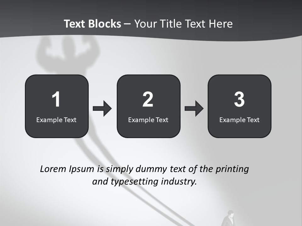 Strong Professional Group PowerPoint Template