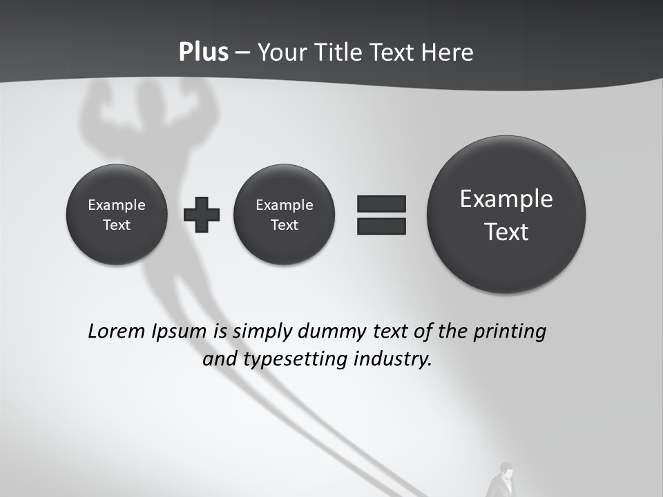 Strong Professional Group PowerPoint Template