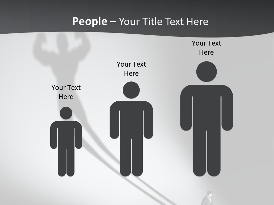 Strong Professional Group PowerPoint Template