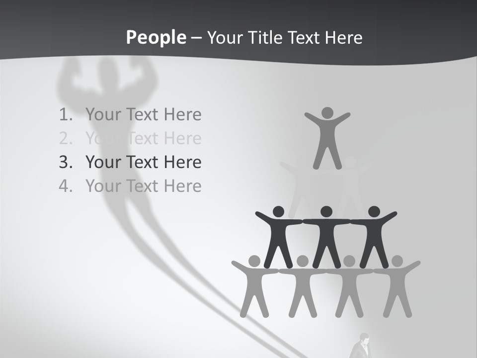 Strong Professional Group PowerPoint Template