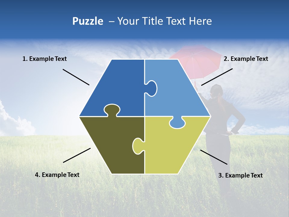 Sky Professional Summer PowerPoint Template