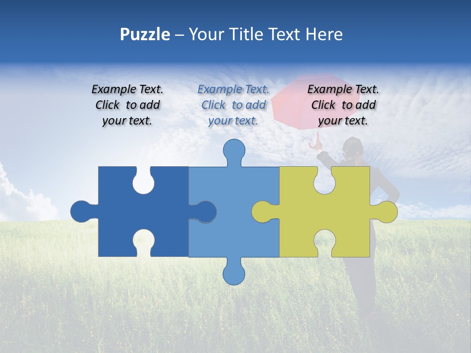 Sky Professional Summer PowerPoint Template