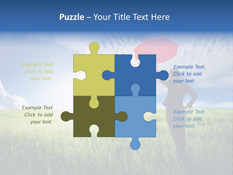 Sky Professional Summer PowerPoint Template