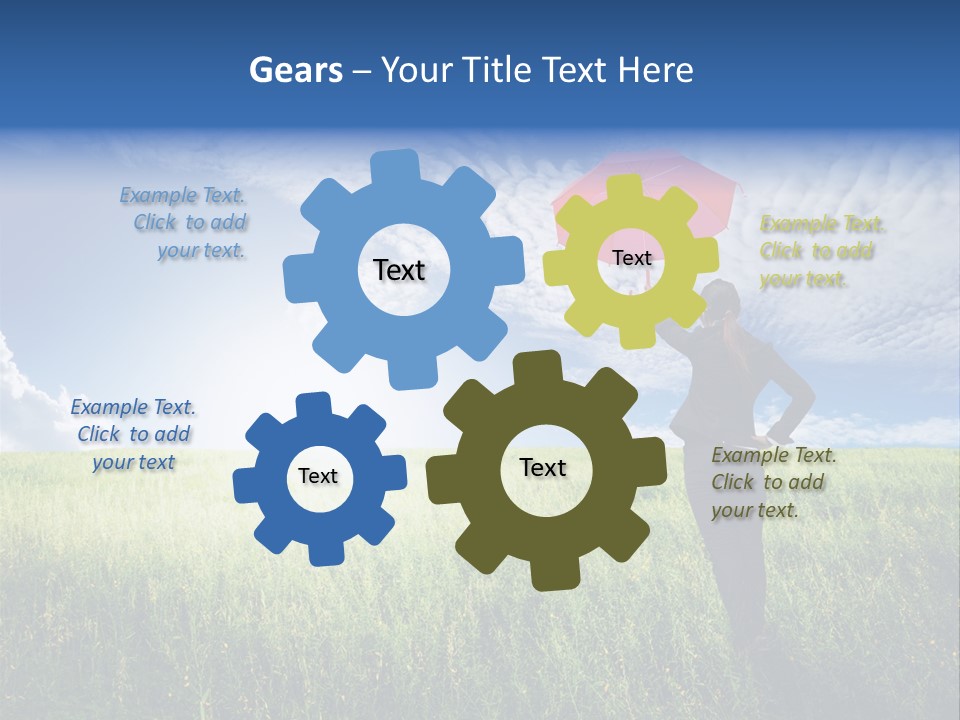 Sky Professional Summer PowerPoint Template