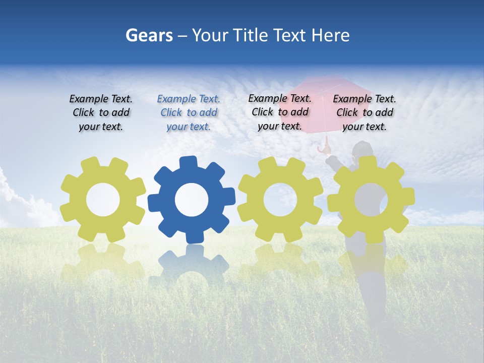 Sky Professional Summer PowerPoint Template