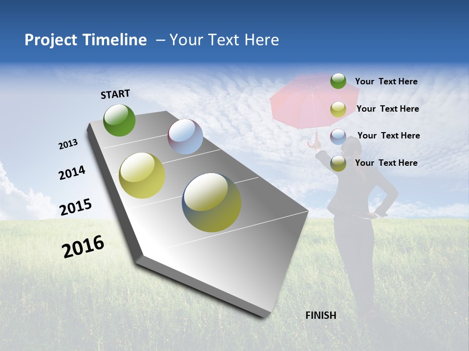 Sky Professional Summer PowerPoint Template