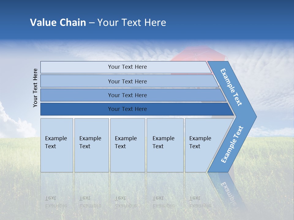 Sky Professional Summer PowerPoint Template