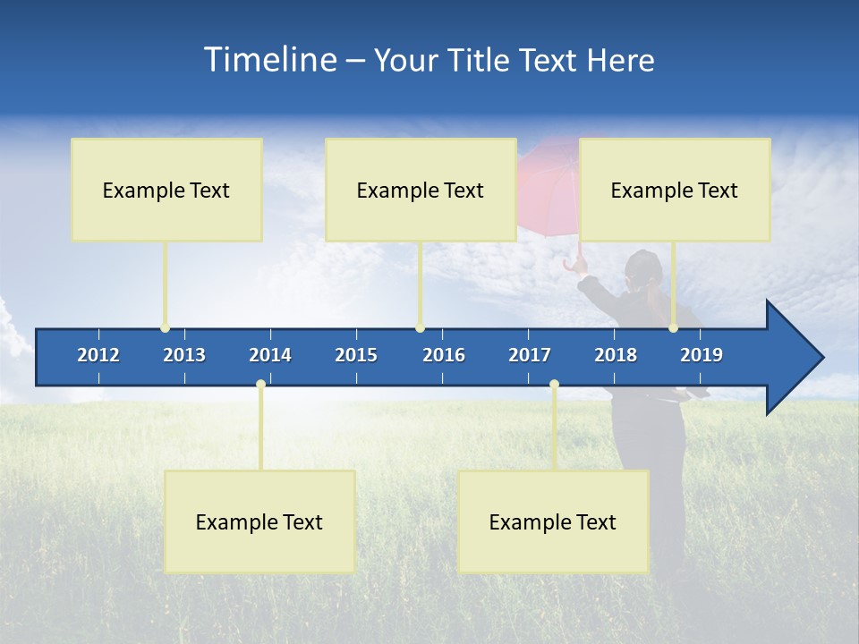 Sky Professional Summer PowerPoint Template