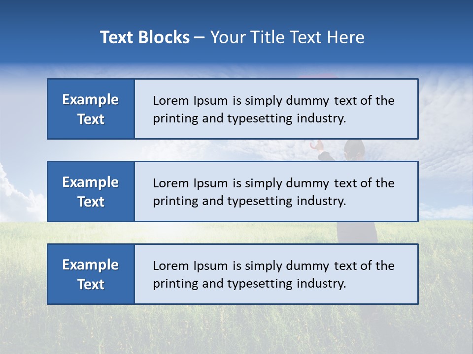 Sky Professional Summer PowerPoint Template
