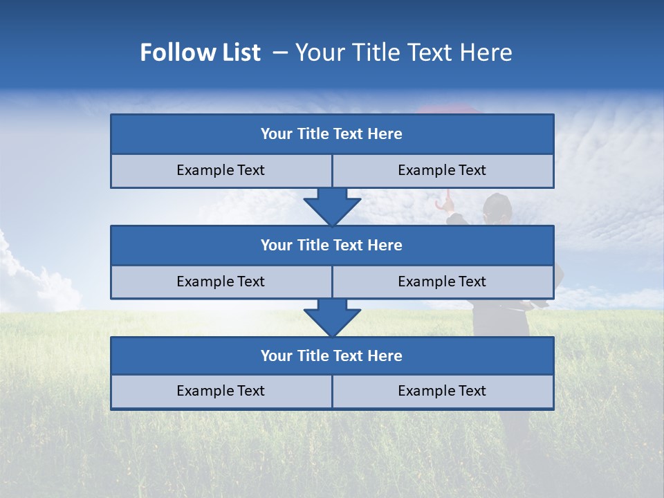 Sky Professional Summer PowerPoint Template