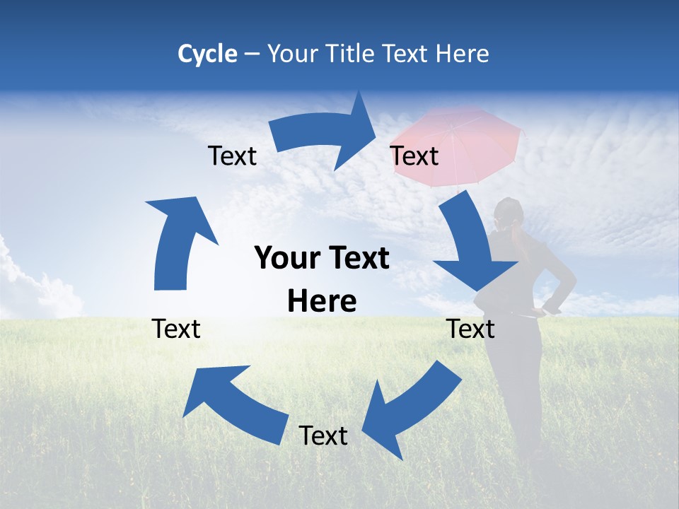 Sky Professional Summer PowerPoint Template