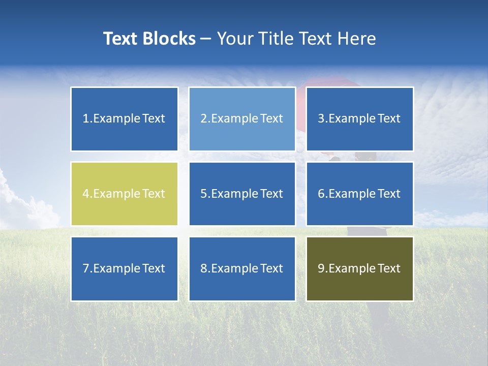 Sky Professional Summer PowerPoint Template