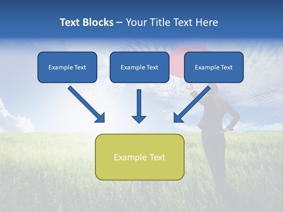 Sky Professional Summer PowerPoint Template