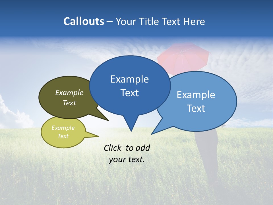 Sky Professional Summer PowerPoint Template
