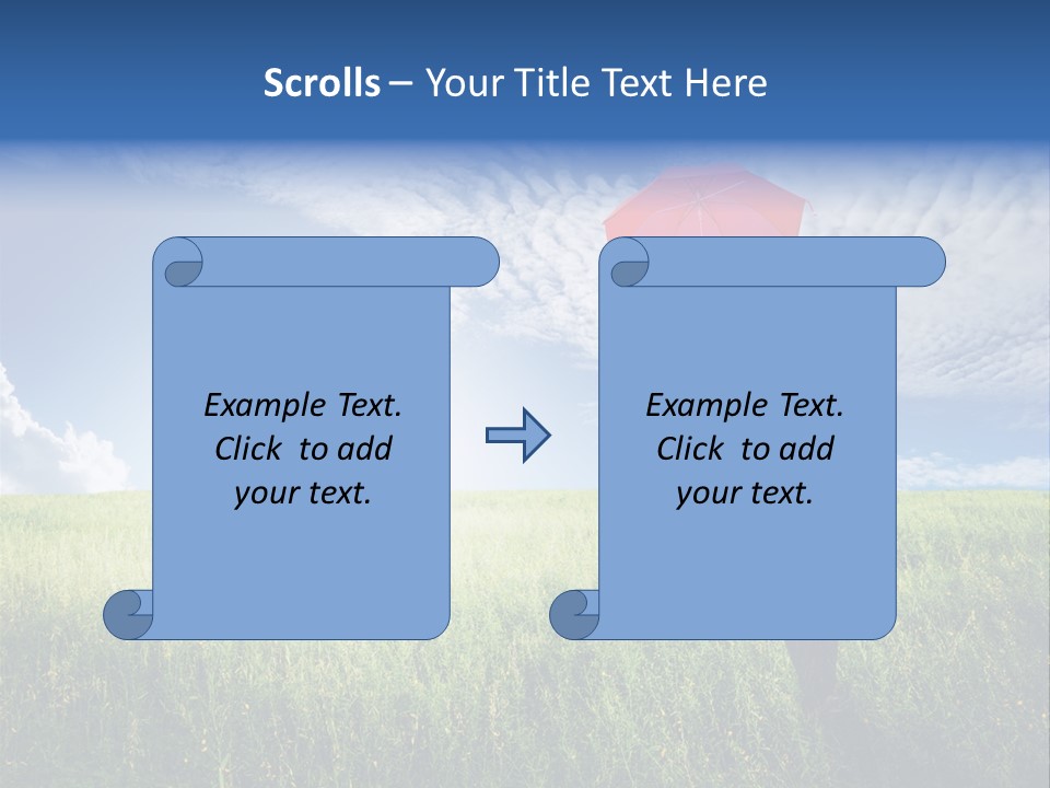 Sky Professional Summer PowerPoint Template