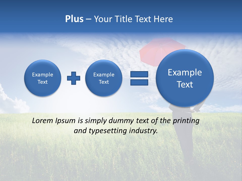 Sky Professional Summer PowerPoint Template