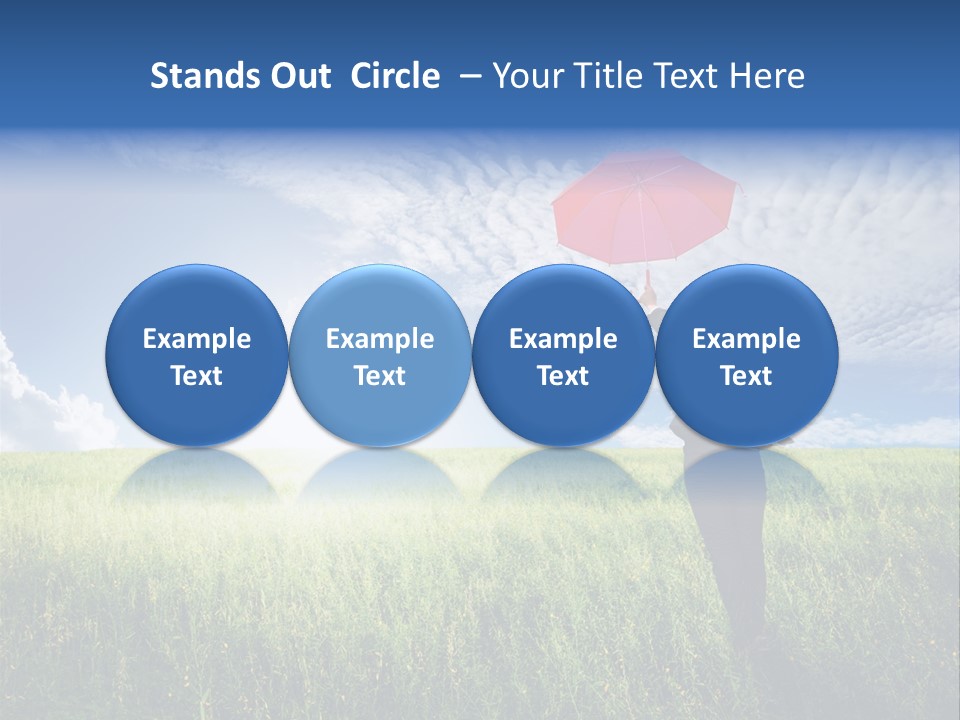 Sky Professional Summer PowerPoint Template