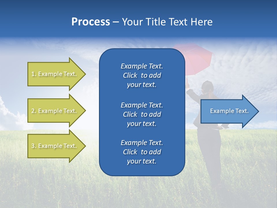 Sky Professional Summer PowerPoint Template
