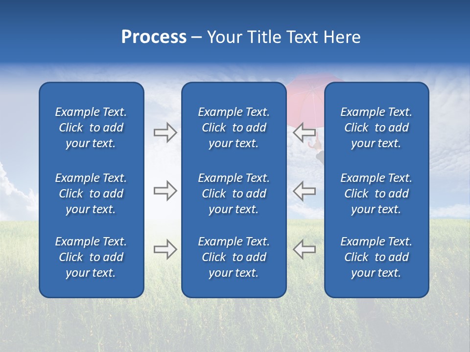 Sky Professional Summer PowerPoint Template
