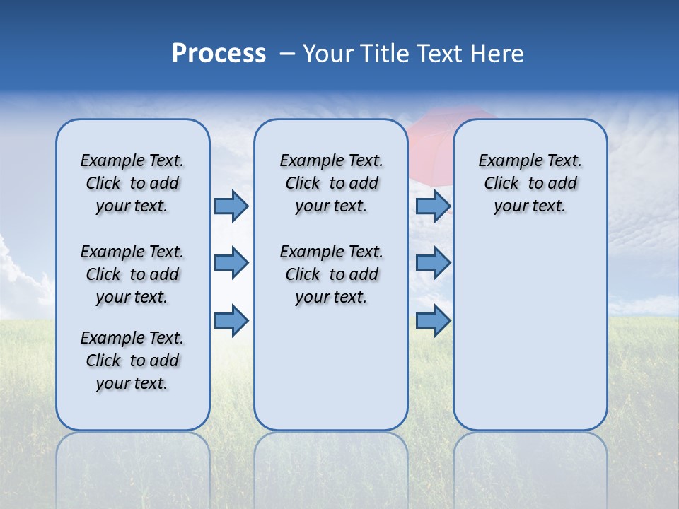 Sky Professional Summer PowerPoint Template