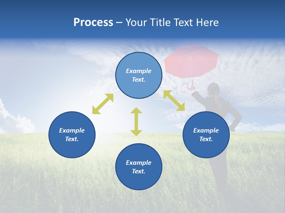 Sky Professional Summer PowerPoint Template