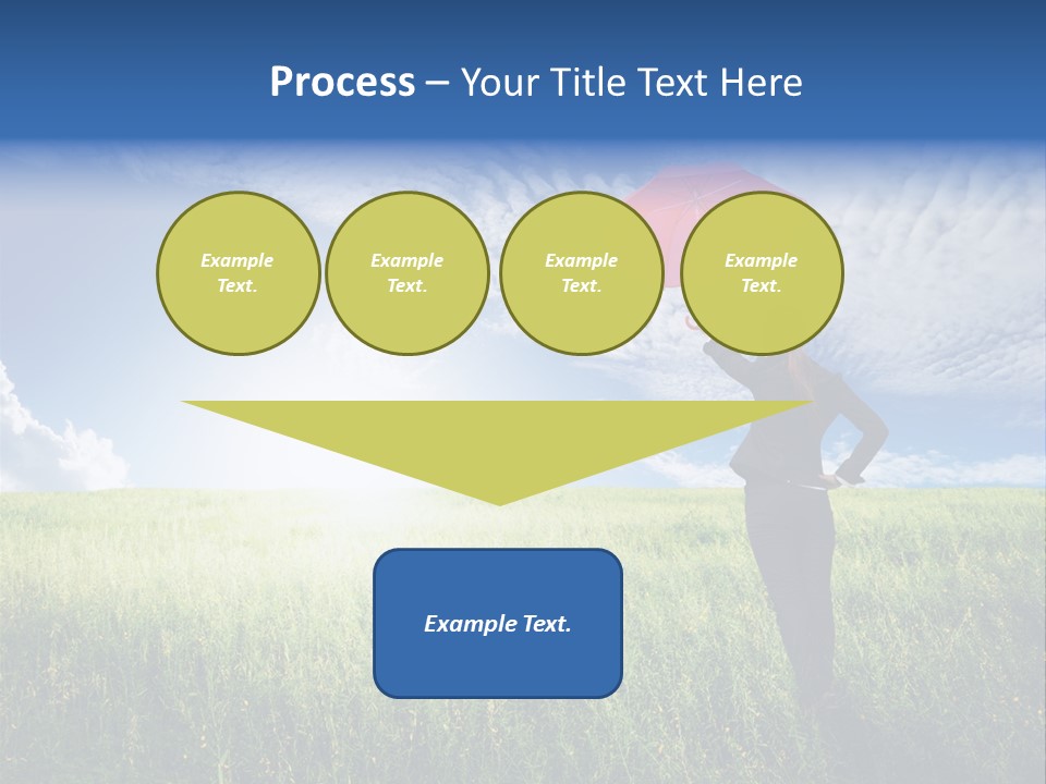 Sky Professional Summer PowerPoint Template