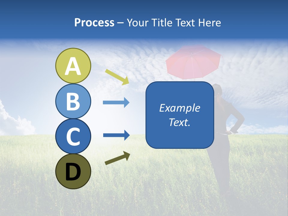 Sky Professional Summer PowerPoint Template