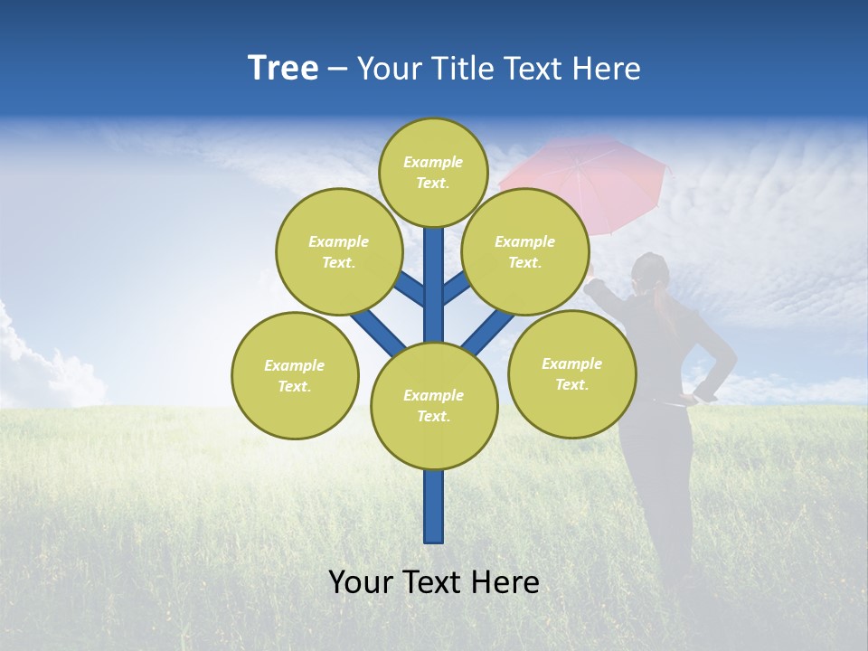 Sky Professional Summer PowerPoint Template