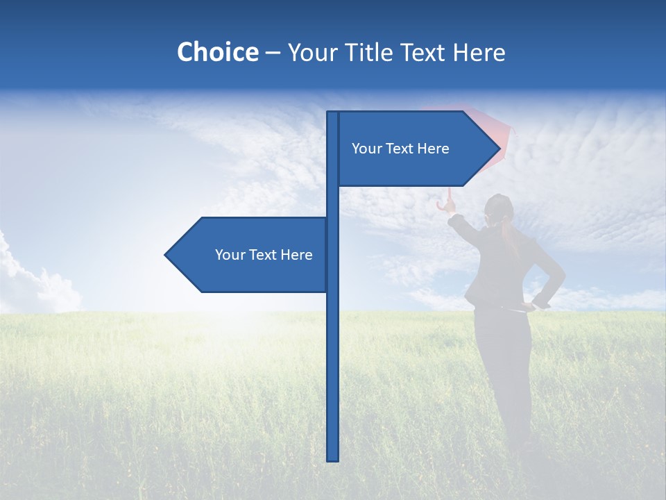 Sky Professional Summer PowerPoint Template