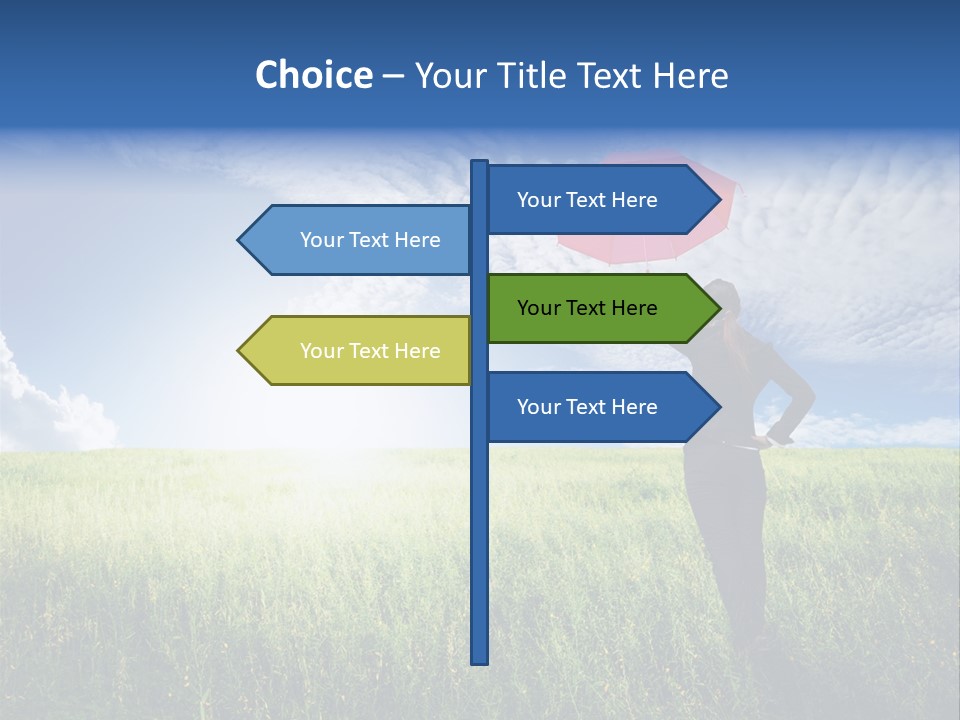 Sky Professional Summer PowerPoint Template