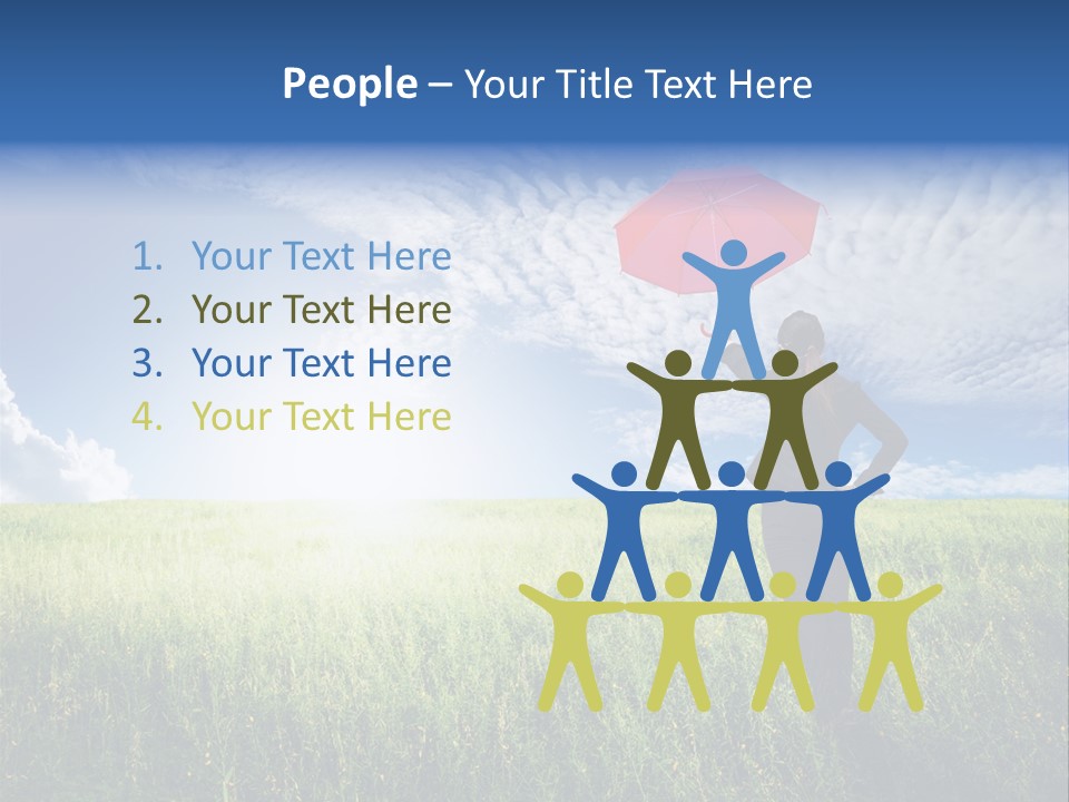 Sky Professional Summer PowerPoint Template