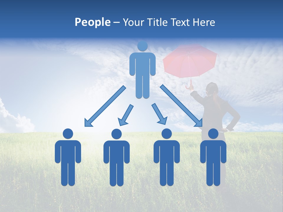 Sky Professional Summer PowerPoint Template