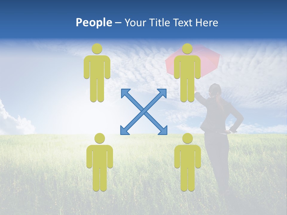 Sky Professional Summer PowerPoint Template