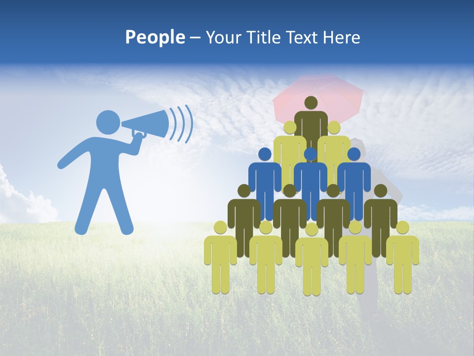 Sky Professional Summer PowerPoint Template