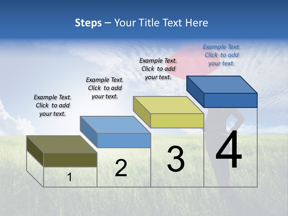 Sky Professional Summer PowerPoint Template