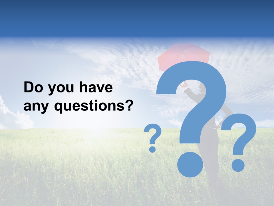 Sky Professional Summer PowerPoint Template