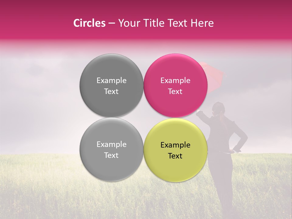 Outdoor Enjoyment Holding PowerPoint Template