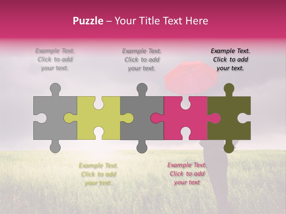 Outdoor Enjoyment Holding PowerPoint Template