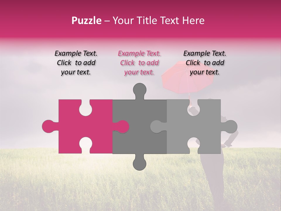 Outdoor Enjoyment Holding PowerPoint Template