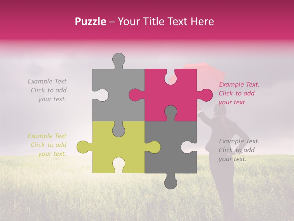 Outdoor Enjoyment Holding PowerPoint Template