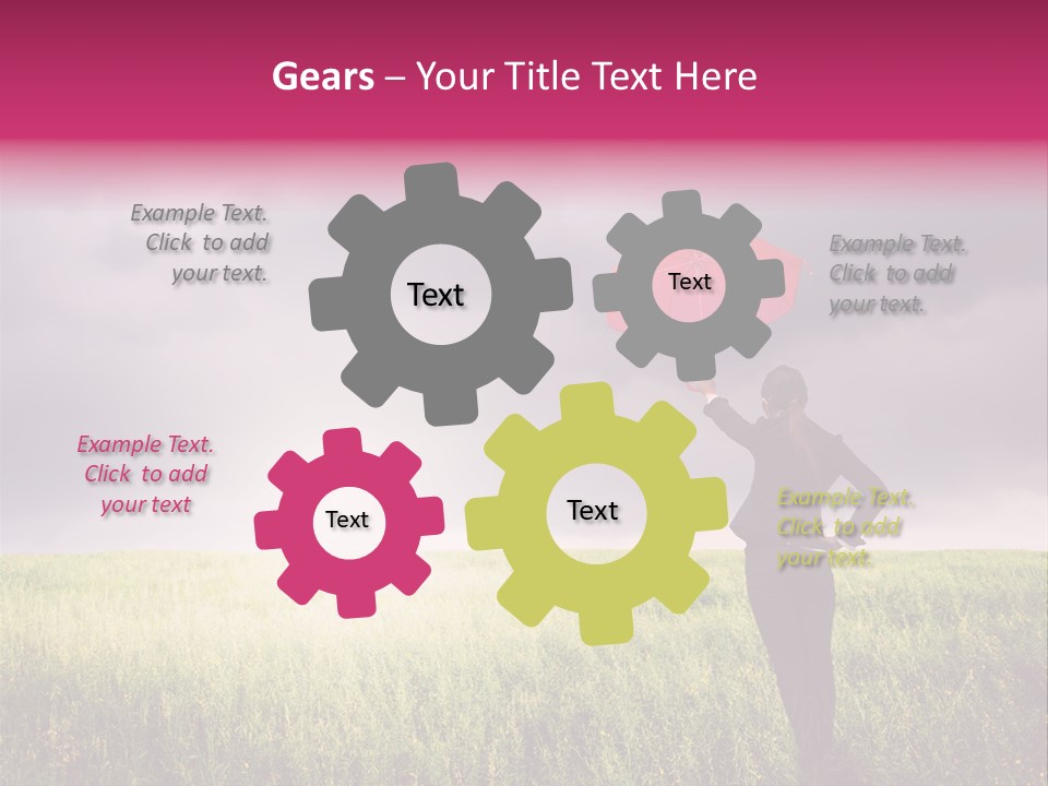 Outdoor Enjoyment Holding PowerPoint Template