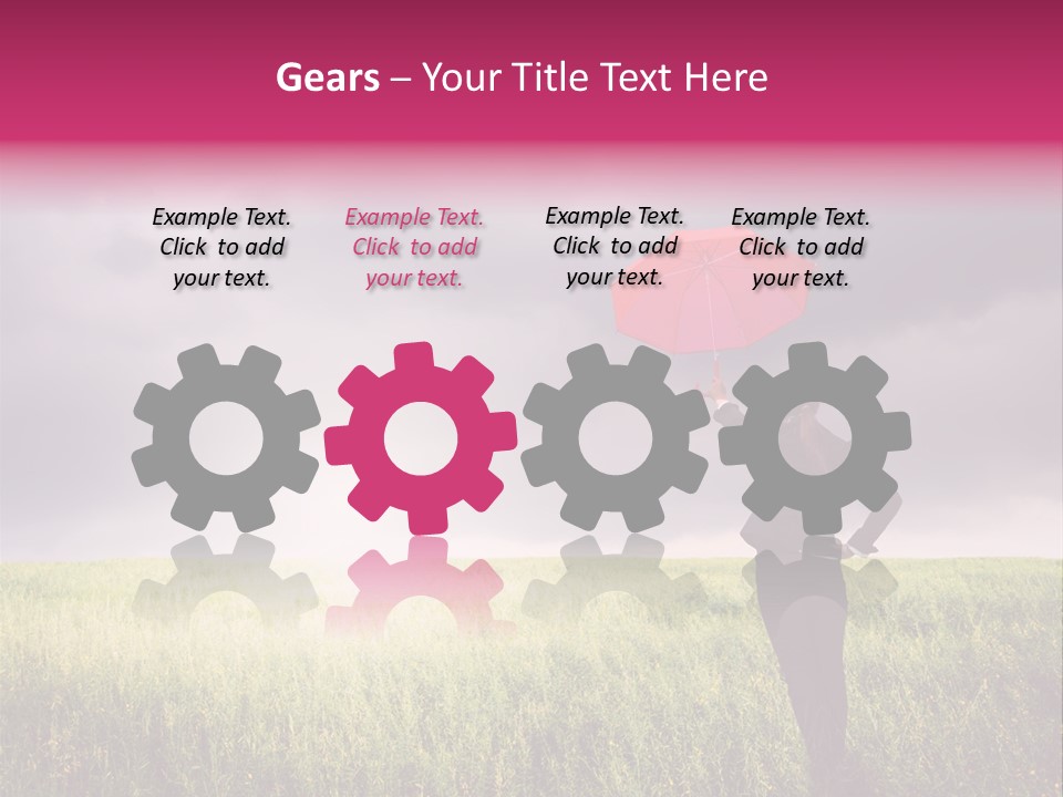 Outdoor Enjoyment Holding PowerPoint Template