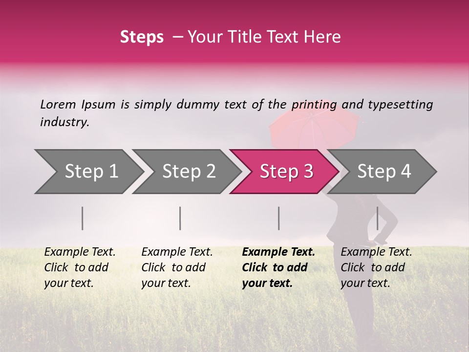 Outdoor Enjoyment Holding PowerPoint Template