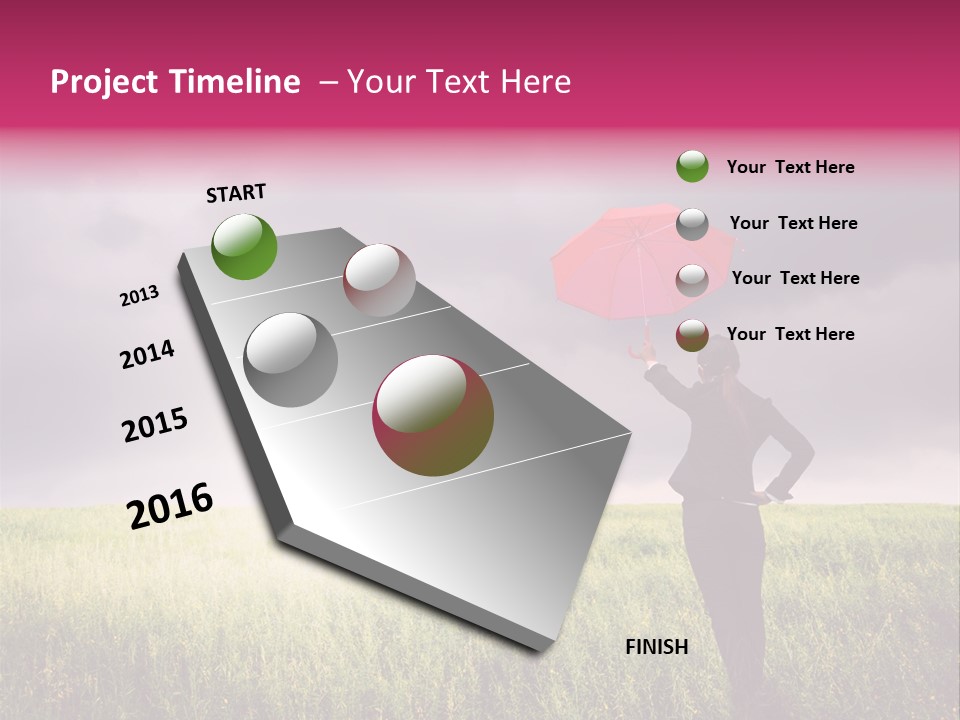 Outdoor Enjoyment Holding PowerPoint Template