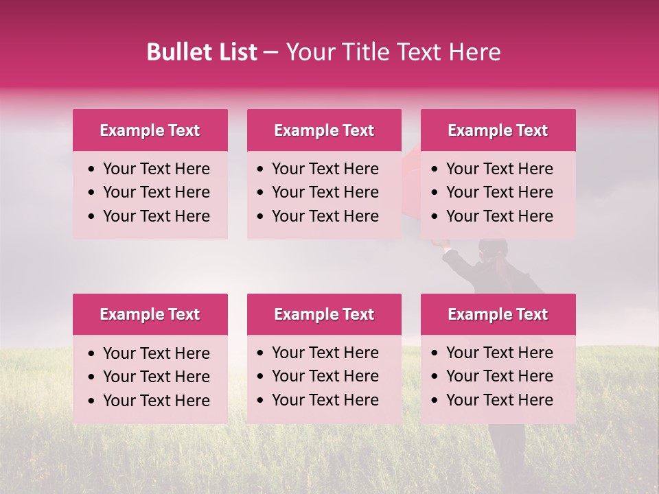 Outdoor Enjoyment Holding PowerPoint Template