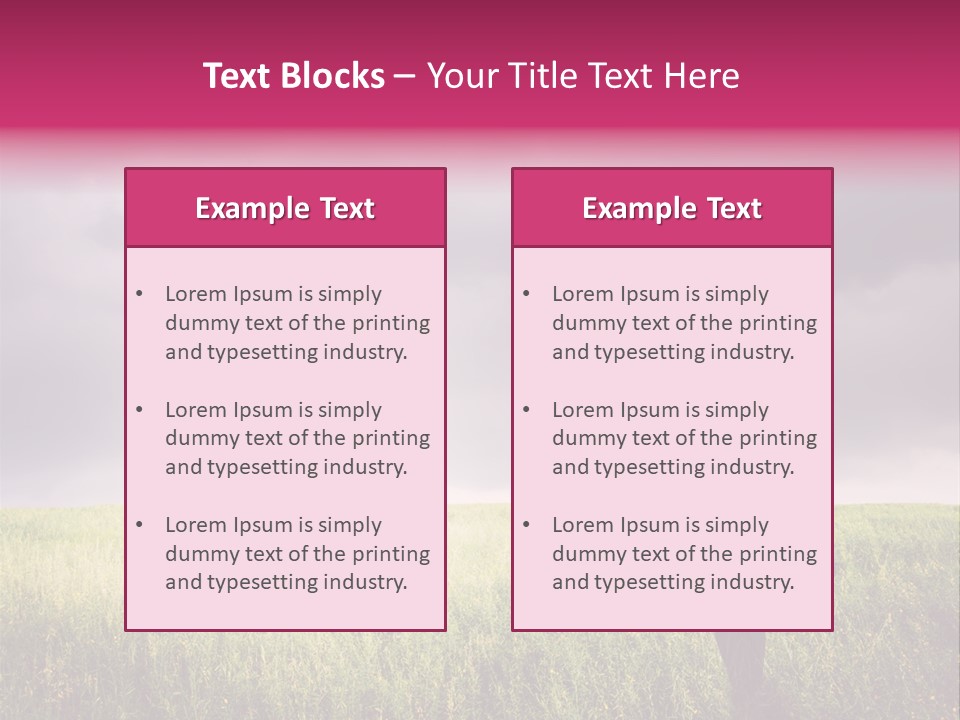 Outdoor Enjoyment Holding PowerPoint Template